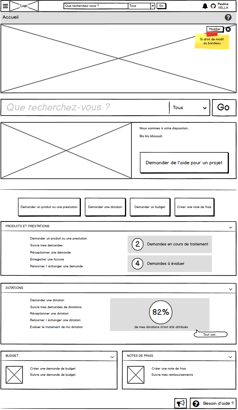 mock-up Balsamiq